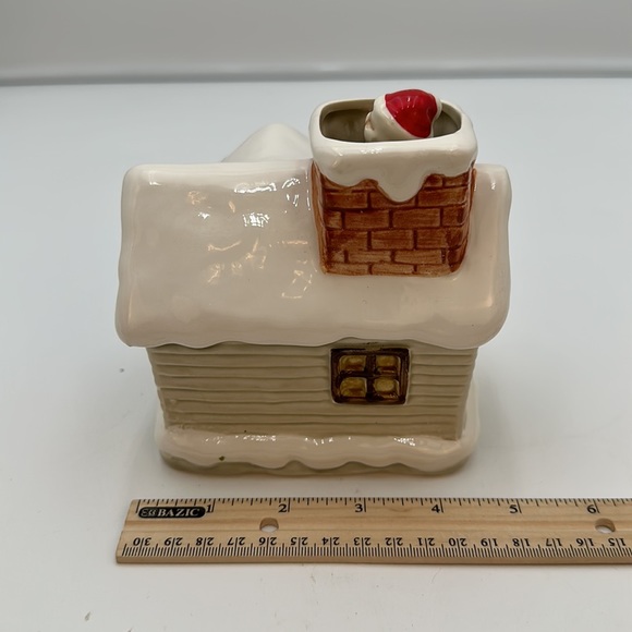 Otagiri Chrismas Music Box House With Spinning Santa Vintage 1979 - Picture 17 of 17
